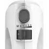Ručný mixér Bosch MFQ24200 — 400 W, 4 rýchlosti, Turbo, brúsená oceľ/biela