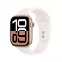 APPLE Watch Series 10 GPS 46mm ružové zlato hliníkové puzdro s Light Blush športovým remienkom - M/L