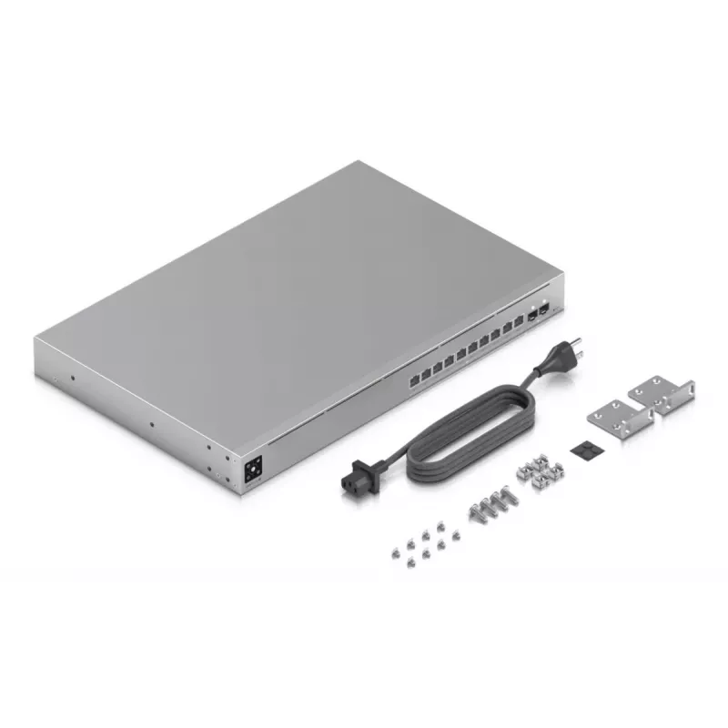 UBIQUITI NETWORKS Unifi Switch USW-PRO-XG-10-POE 1U, profesionálny 10-portový L3 switch