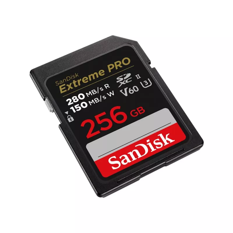 WESTERN DIGITAL SanDisk PRO 256GB V60 UHS-II SD karta 280/100MB/s V60 C10 UHS-II