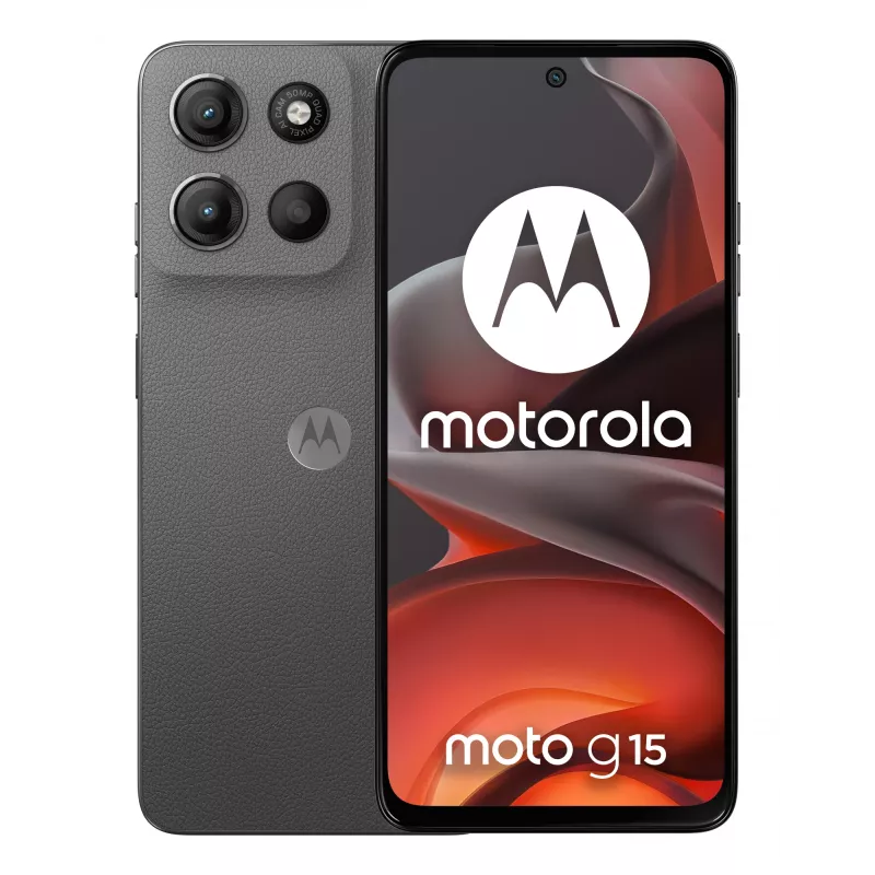 Motorola moto g15 17,1 cm (6,72 palca) Dual SIM Android 15 4G USB Type-C 8 GB 128 GB 5200 mAh sivá
