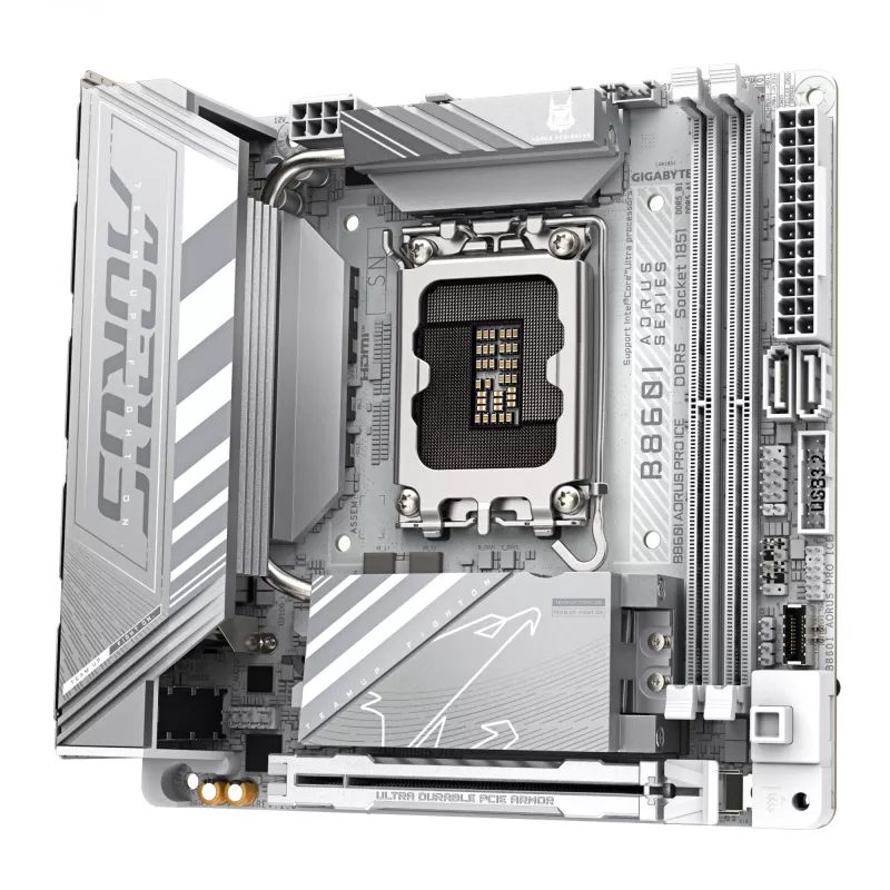 Základná doska GIGABYTE B860I AORUS PRO ICE, Intel B860, LGA 1851, Mini-ITX