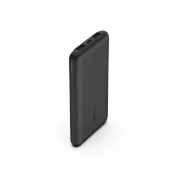BELKIN 10k powerbanka s USB-C 15 W Dual USB-A 15 cm USB-A na C kábel čierna
