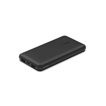 BELKIN 10k powerbanka s USB-C 15 W Dual USB-A 15 cm USB-A na C kábel čierna