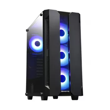 PC skriňa CHIEFTEC GS-01B-OP Tower čierna – tvrdené sklo, RGB ventilátor, podporuje ATX/Micro-ATX, GPU do 320 mm