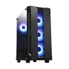 PC skriňa CHIEFTEC GS-01B-OP Tower čierna – tvrdené sklo, RGB ventilátor, podporuje ATX/Micro-ATX, GPU do 320 mm