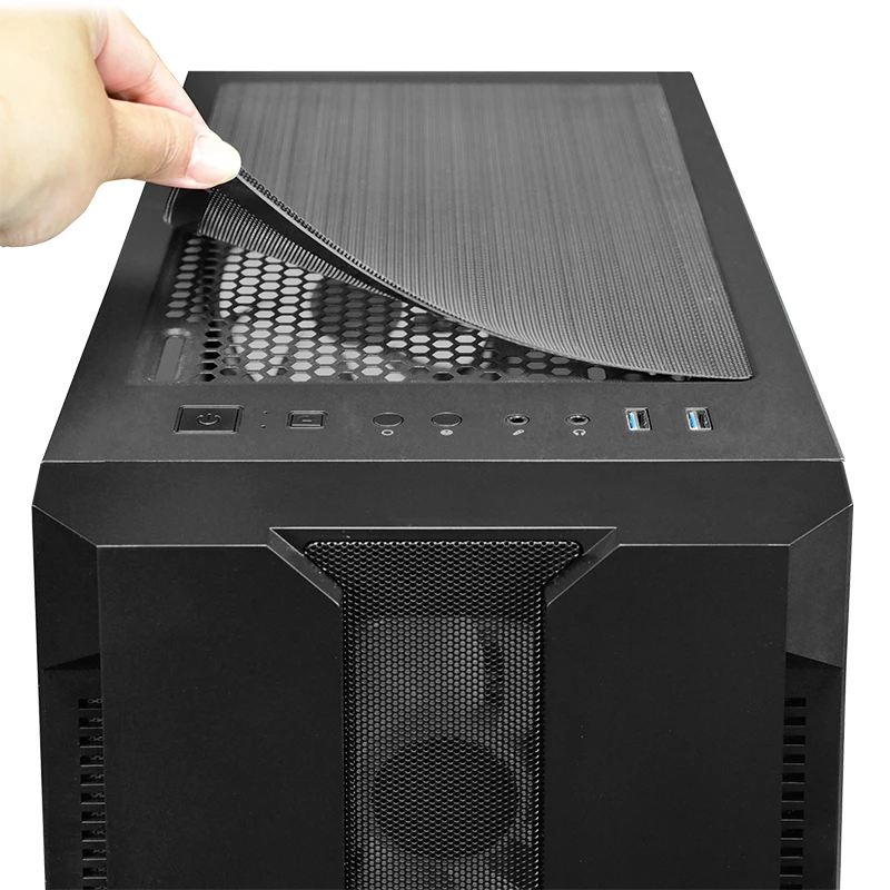 PC skriňa CHIEFTEC GS-01B-OP Tower čierna – tvrdené sklo, RGB ventilátor, podporuje ATX/Micro-ATX, GPU do 320 mm