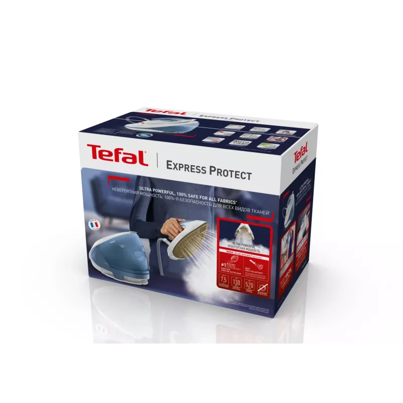 Tefal Express Protect SV9202 2800 W 1,8 l Durilium AirGlide Autoclean žehliaca plocha biela, modrá