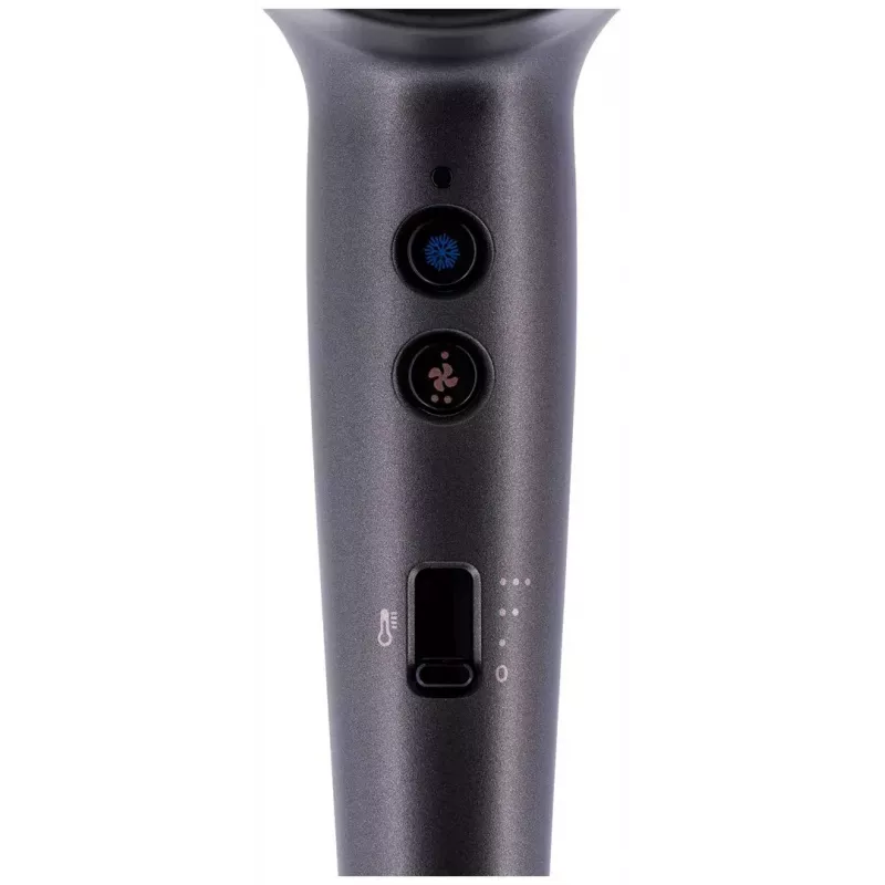 Fén Remington D6077 2000 W, iónová funkcia, studený vzduch, difúzor, 3 teplotné stupne, sivá/bronzová