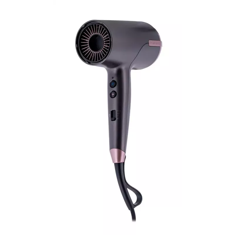 Fén Remington D6077 2000 W, iónová funkcia, studený vzduch, difúzor, 3 teplotné stupne, sivá/bronzová