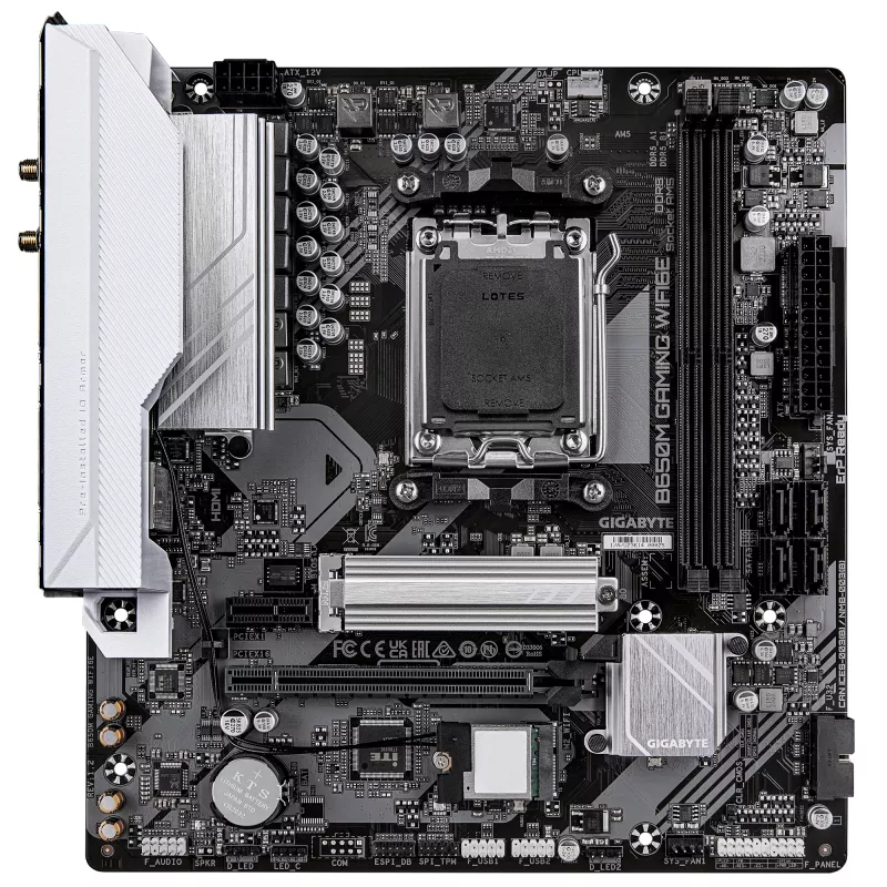 Základná doska GIGABYTE B650M GAMING WIFI6E, AMD B650, Socket AM5, Micro ATX