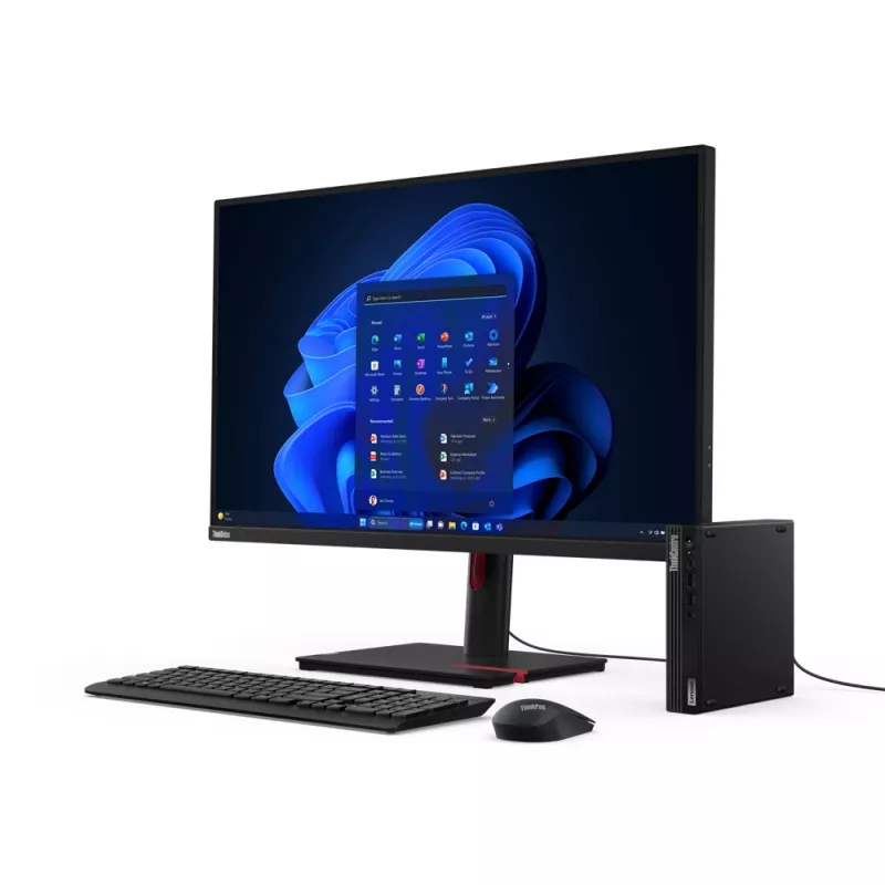 Lenovo ThinkCentre M70q Gen 5 Intel® Core™ i5 i5-14400T 16 GB DDR5-SDRAM 512 GB SSD Windows 11 Pro Mini PC čierny