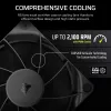 Corsair RS120 CO-9050188-WW PWM ventilátor do skrinky, 120 mm, čierny