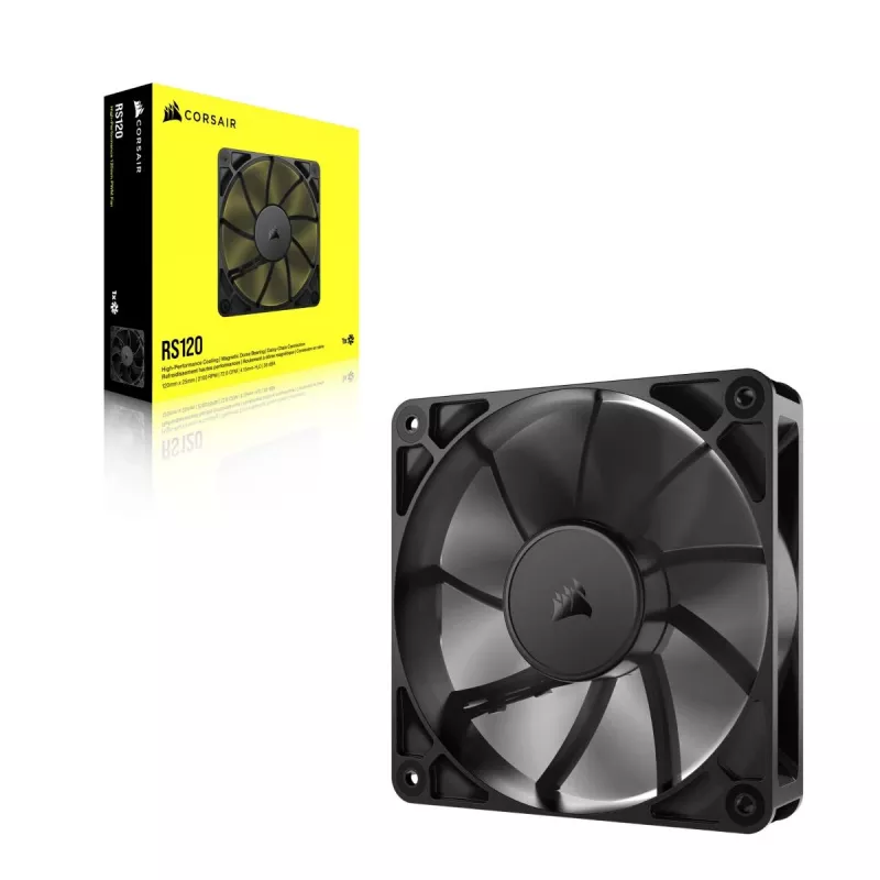 Corsair RS120 CO-9050188-WW PWM ventilátor do skrinky, 120 mm, čierny