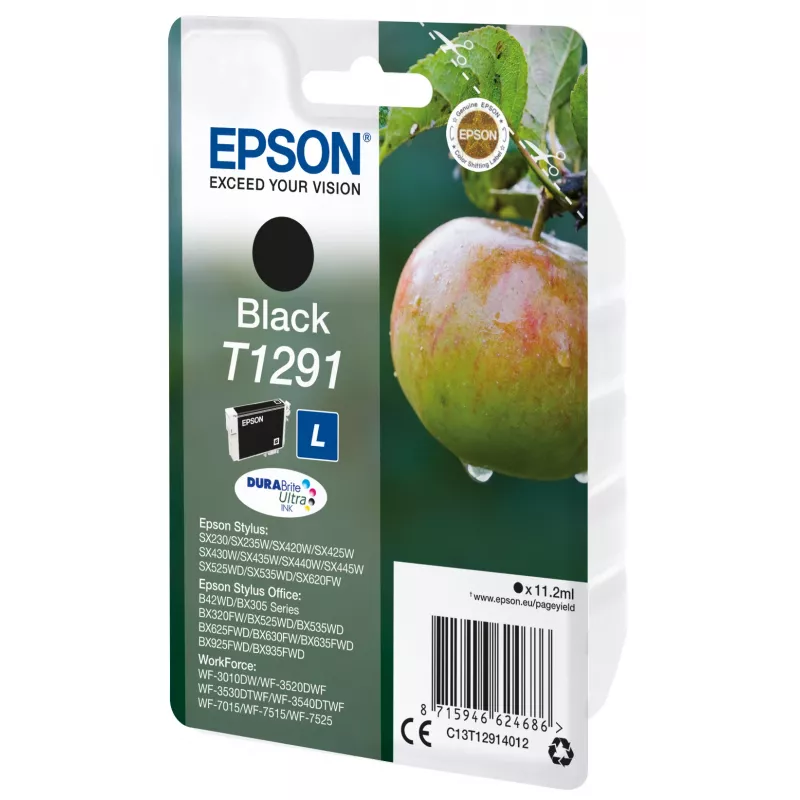 Epson Apple Singlepack čierna T1291 DURABrite Ultra atrament
