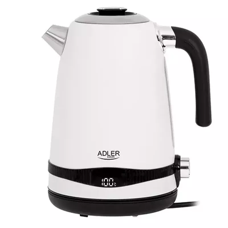 Elektrická kanvica Adler 1,7 L 2200 W biela