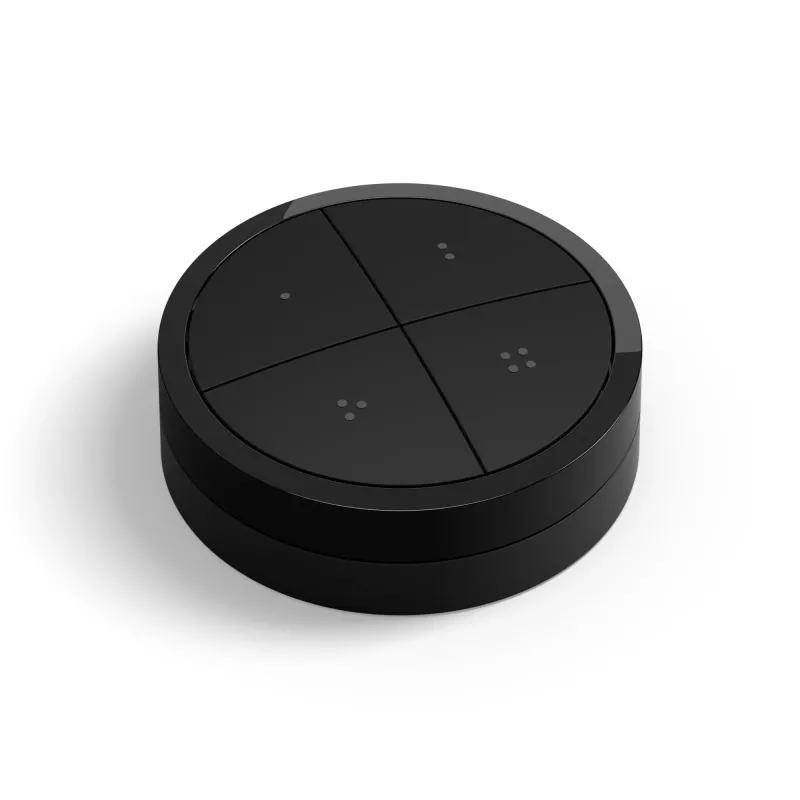 Philips Hue Tap Dial vypínač, bezdrôtový, ZigBee, montáž na stenu, plastový, čierny