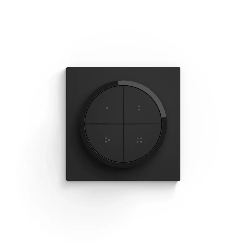 Philips Hue Tap Dial vypínač, bezdrôtový, ZigBee, montáž na stenu, plastový, čierny