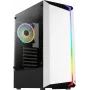 Aerocool Bionic V2 PC skriňa Midi Tower, ATX / micro ATX / Mini-ITX, tvrdené sklo, RGB, biela