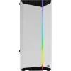 Aerocool Bionic V2 PC skriňa Midi Tower, ATX / micro ATX / Mini-ITX, tvrdené sklo, RGB, biela
