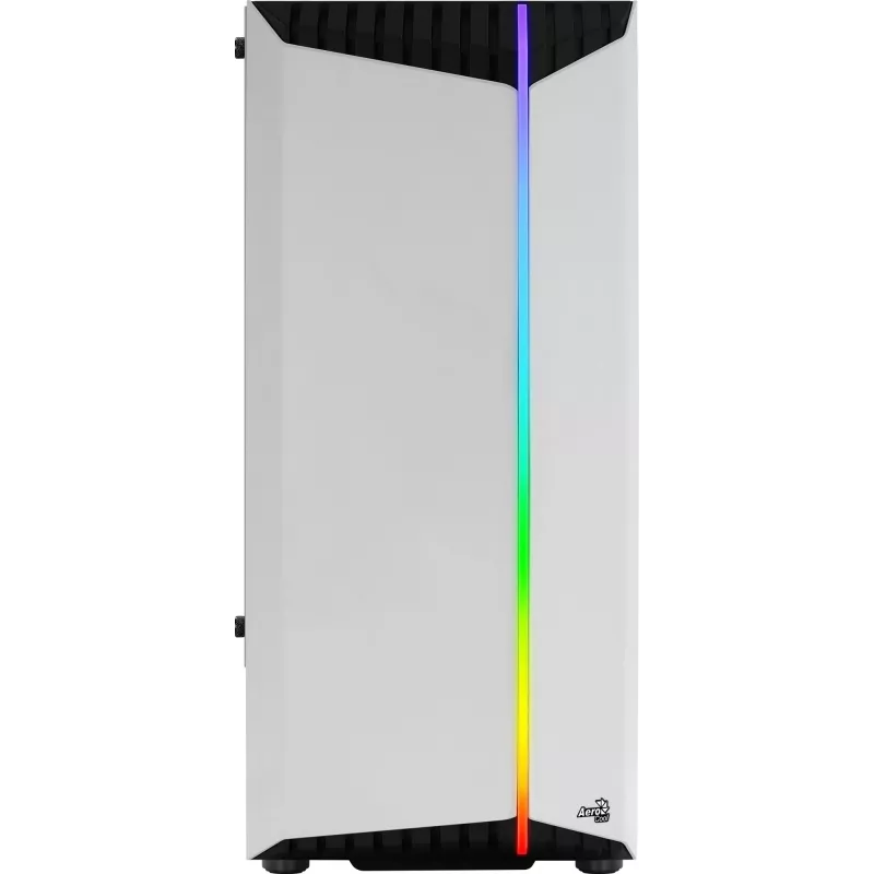 Aerocool Bionic V2 PC skriňa Midi Tower, ATX / micro ATX / Mini-ITX, tvrdené sklo, RGB, biela