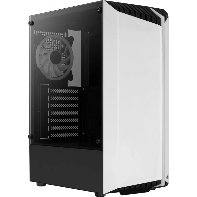 Aerocool Bionic V2 PC skriňa Midi Tower, ATX / micro ATX / Mini-ITX, tvrdené sklo, RGB, biela