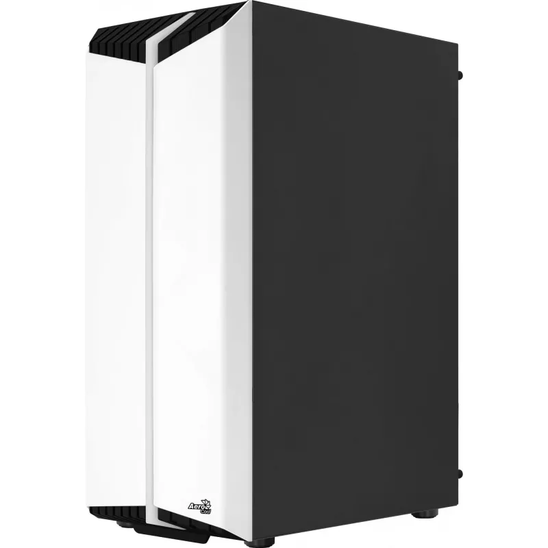 Aerocool Bionic V2 PC skriňa Midi Tower, ATX / micro ATX / Mini-ITX, tvrdené sklo, RGB, biela