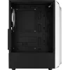 Aerocool Bionic V2 PC skriňa Midi Tower, ATX / micro ATX / Mini-ITX, tvrdené sklo, RGB, biela