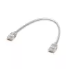 Ethernetový patch kábel UBIQUITI UACC-Cable-Patch-EL 0,3 m Cat6 2,5 Gbit/s PoE++ biely