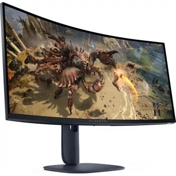 Alienware AW3425DWM 34 palcov zakrivený VA herný monitor, 3440 x 1440 WQHD, 180 Hz, čierny