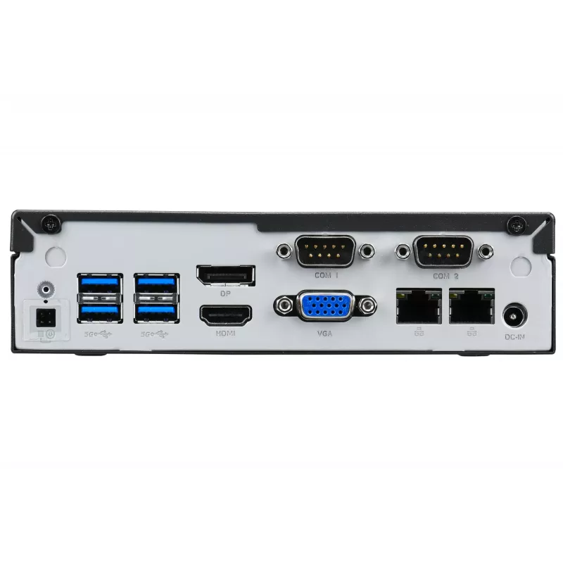 Shuttle XPC slim Barebone DL30N, Intel N100, 1x DDR5, 2x LAN (2x 2.5Gbit), 2xCOM, 1xHDMI, 1xDP, 1x VGA, bez ventilátora, 24/7 nepretržitá prevádzka