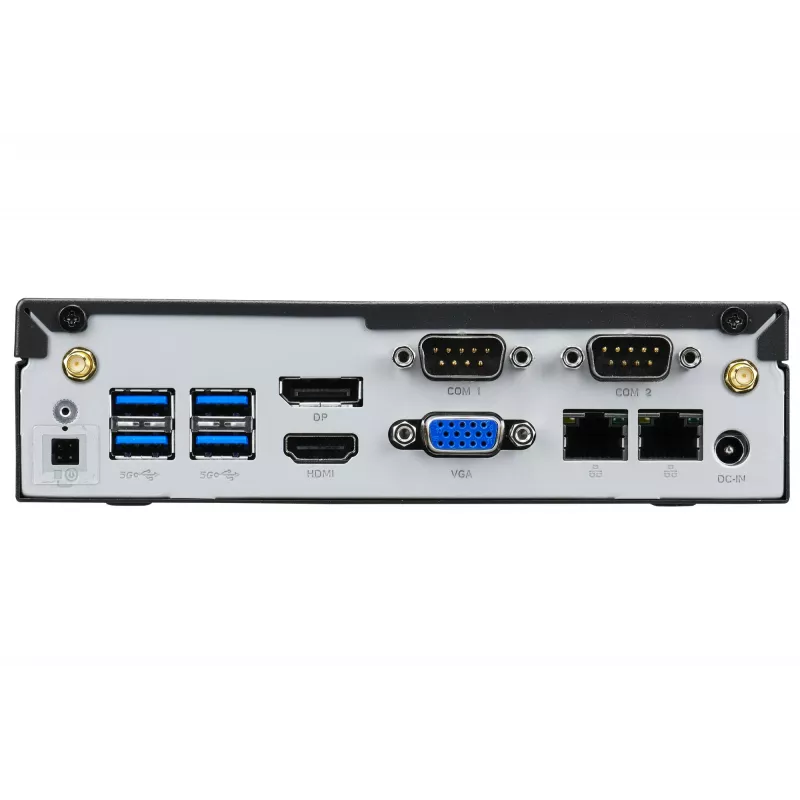 Shuttle XPC slim Barebone DL30N, Intel N100, 1x DDR5, 2x LAN (2x 2.5Gbit), 2xCOM, 1xHDMI, 1xDP, 1x VGA, bez ventilátora, 24/7 nepretržitá prevádzka