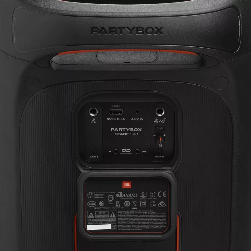 JBL PartyBox STAGE 320 párty reproduktor čierny 240 W