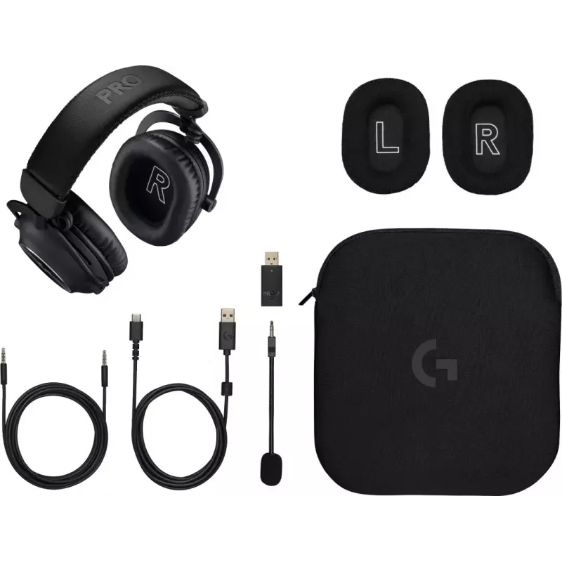 LOGITECH Pro X 2 Lightspeed bezdrôtový herný headset - čierny