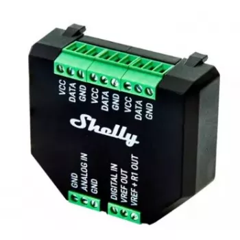 Vstavaný teplotný senzor Shelly Plus Add-On – káblový vnútorný/vonkajší senzor, -20–40°C, 37×42×15 mm