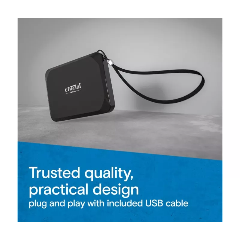 MICRON / CRUCIAL prenosný SSD - Crucial X9 - 4TB - USB-C 3.2 Gen 2