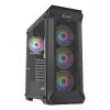 GENESIS Irid 505 ARGB Midi Tower čierna, priehľadná