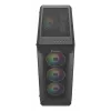 GENESIS Irid 505 ARGB Midi Tower čierna, priehľadná