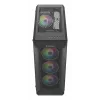 GENESIS Irid 505 ARGB Midi Tower čierna, priehľadná