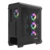 GENESIS Irid 505 ARGB Midi Tower čierna, priehľadná