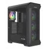 GENESIS Irid 505 ARGB Midi Tower čierna, priehľadná