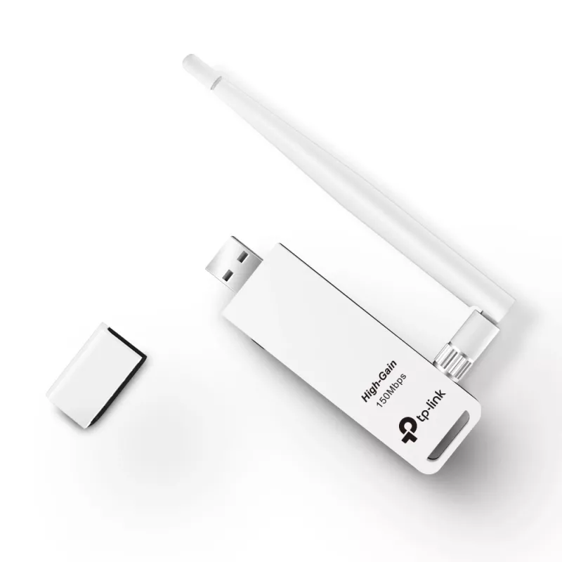 TP-Link TL-WN722N sieťový adaptér, WLAN 150 Mbit/s, USB, Wi-Fi 4, 2,4 GHz