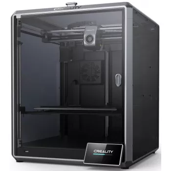 3D tlačiareň Creality K1 Max – stavebný priestor 300×300×300 mm, hrúbka vrstvy 0,10–0,35 mm, dotykové ovládanie, čierna