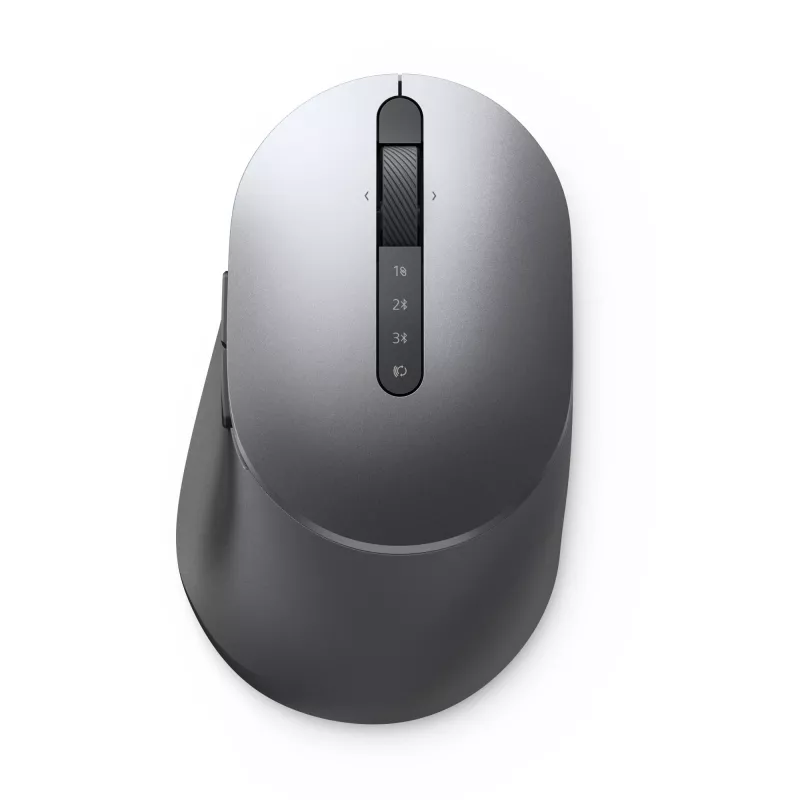 DELL Pro Plus myš - MS5320W, pre pravákov, optická, RF Wireless + Bluetooth, 1600 DPI, sivá, titánová