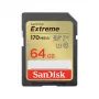 SanDisk Extreme Pamäťová karta SDXC 64GB, UHS-I, U3, V30 (SDSDXV2-064G-GNCIN)