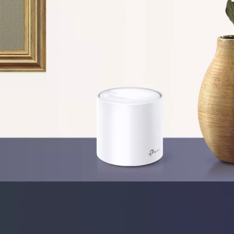 TP-Link AX1800 Whole Home Mesh Wi-Fi 6 systém, biela, interiérový, mesh router, napájanie, FCC