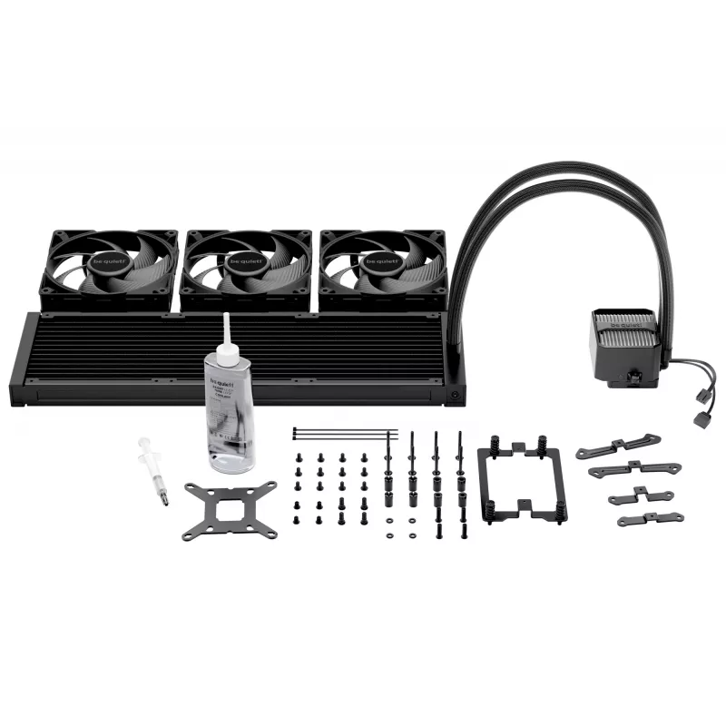 be quiet Silent Loop 3 420 mm procesorový all-in-one kvapalinový chladič 14 cm čierny 1 kus