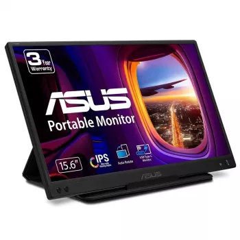 Prenosný monitor ASUS ZenScreen MB166C 15,6 palca Full HD IPS LED 1920x1080, 250 cd/m², 5 ms, napájanie cez USB-C