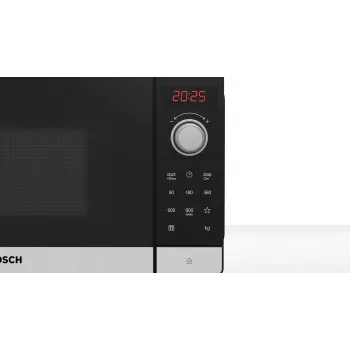 Bosch Serie 2 FFL023MS2 mikrovlnná rúra čierna, nerez samostatná mikrovlnná rúra na pracovnú dosku 20 L 800 W
