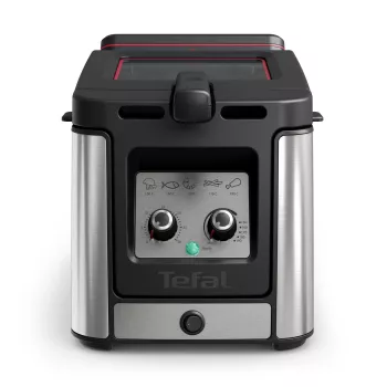 Tefal Clear Duo FR600D samostatný 0,65 L stolový spotrebič 2000 W fritéza čierna, nerez